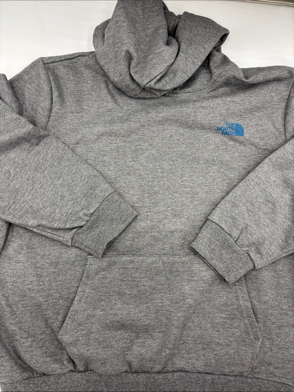 The North Face Evolution Cloud Graphic Hoodie in Mid Grey Heather